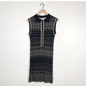 Missoni multicolored black sweater tank dress 10